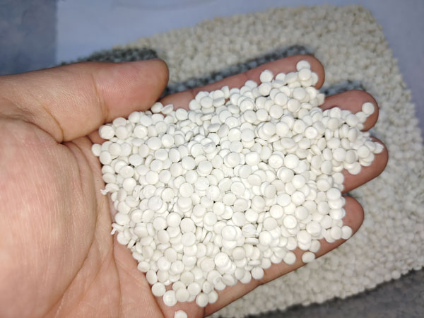 黄山白色HDPE再生塑料颗粒