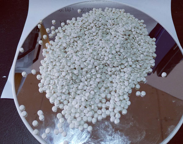 黄山白色吹塑级HDPE再生颗粒
