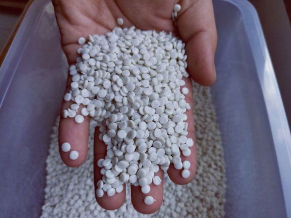 黄山白色高密度聚乙烯HDPE再生颗粒