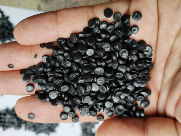 黄山再生塑料HDPE低压管道颗粒